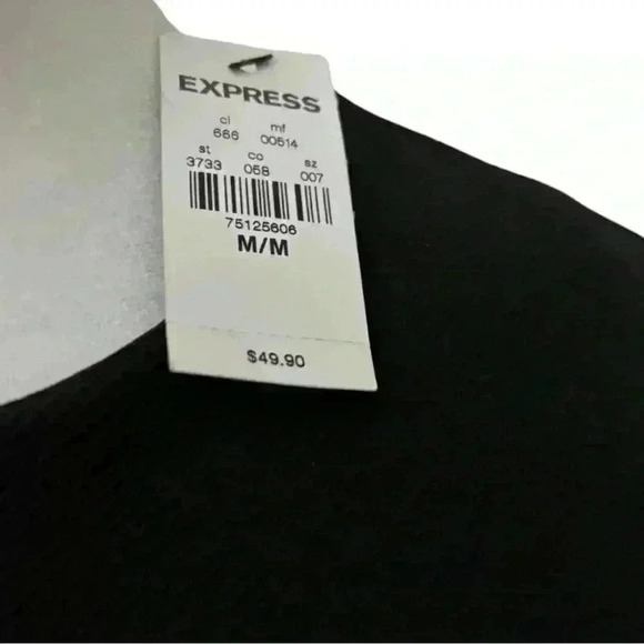 Express Black Top with Lace Details-NWT - Picture 6 of 8